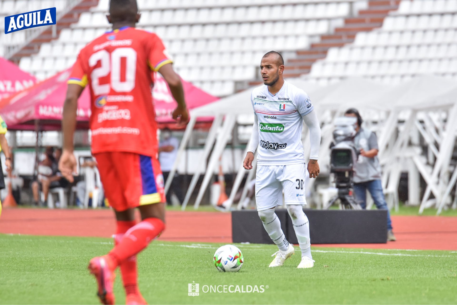 Imagén: Once Caldas.                                           El más reciente encuentro entre el equipo de Pasto y el de Manizales fue el 25 de Febrero de este año en Palogrande, en la fecha 9 de la Liga Betplay Dimayor 2021-1, donde el tri ganaría por la minima diferencia con gol del defensa central Pertuz.